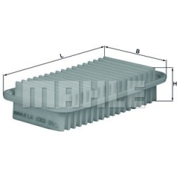 Filtras oro
                                MAHLE                                                LX1002, MAHLE, LX1002, auto 