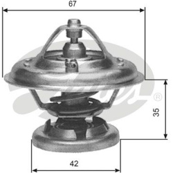 termostatas, aušinimo skystis
                                GATES                                                TH12680G1