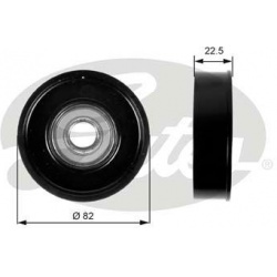 įtempiklio skriemulys, V formos rumbuotas diržas DriveAlign™
                                GATES                       