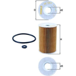 Filtras tepalo
                                MAHLE                                                OX135/1D, MAHLE, OX1351D,