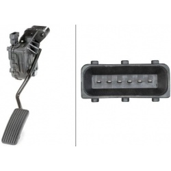 jutiklis, akceleratoriaus pedalo padėtis
                                HELLA                                6PV 010 946-05