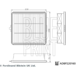 oro filtras
                                BLUE PRINT                                                ADBP220160, BLUE PRINT,