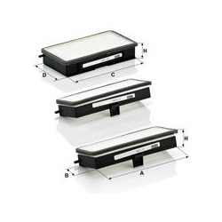 filtras, salono oras
                                MANN-FILTER                                                CU19000-3, MA