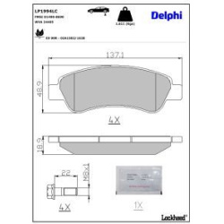 DELPHI                                                LP1994LC, Nenurodytas gamintojas, LP1994LC, auto detalė