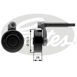 Įtempėjas diržo
                                GATES                                                T39000, GATES, T39000