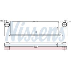 tarpinis suslėgto oro aušintuvas, kompresorius
                                NISSENS                                     