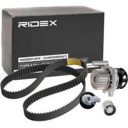 Vandens siurblio ir paskirstymo diržo komplektas
                                RIDEX                                      