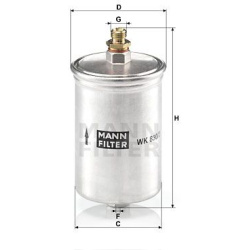 Filtras kuro diesel
                                MANN-FILTER                                                WK830/3, MANN-