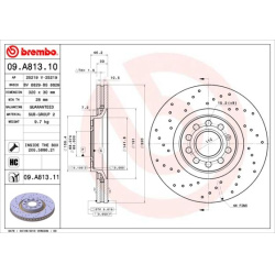 stabdžių diskas (1vnt) PRIME LINE - UV Coated
                                BREMBO                                       