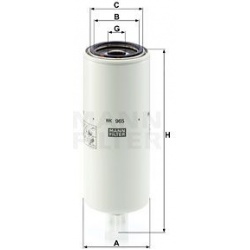 kuro filtras
                                MANN-FILTER                                WK965X, MANN-FILTER, WK965X, auto det