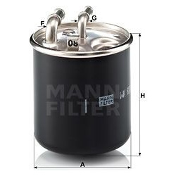 kuro filtras
                                MANN-FILTER                                                WK820/2X, MANN-FILTER