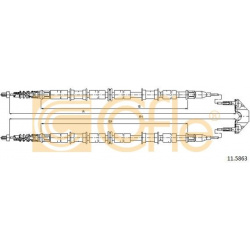 trosas, stovėjimo stabdys
                                COFLE                                                11.5863, Nenu