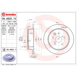 stabdžių diskas (1vnt) PRIME LINE - UV Coated
                                BREMBO                                       