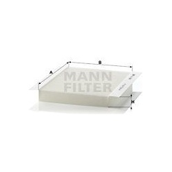 filtras, salono oras
                                MANN-FILTER                                CU2680, MANN-FILTER, CU2680, 