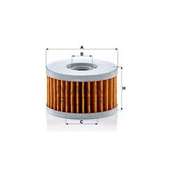 alyvos filtras
                                MANN-FILTER                                                MH68, MANN-FILTER, 