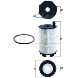 Filtras tepalo
                                MAHLE                                                OX350/4D, MAHLE, OX3504D,