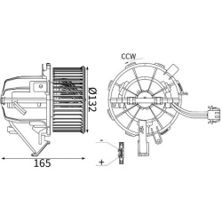 Vidaus pūtiklis
                                MAHLE                                                AB 453 000S, MAHLE, AB4
