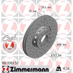 stabdžių diskas (1vnt) SPORT Z
                                ZIMMERMANN                                100.3303.52, Nenur