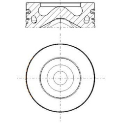 Stūmoklis
                                MAHLE                                                279 PI 00104 002, MAHLE, 279P
