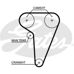 paskirstymo diržas PowerGrip™
GATES 5549XS,