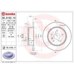 stabdžių diskas (1vnt) PRIME LINE - UV Coated
                                BREMBO                                       