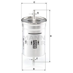 kuro filtras
                                MANN-FILTER                                                WK830/7, MANN-FILTER,