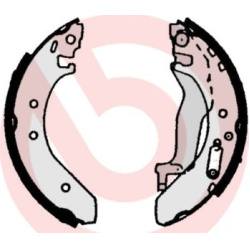 stabdžių trinkelių komplektas ESSENTIAL LINE
                                BREMBO                                       