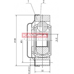 pusašio šarnyras
                                KAMOKA                                                9002, KAMOKA, 9002, 