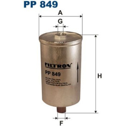 kuro filtras
                                FILTRON                                PP849, Nenurodytas gamintojas, PP849, aut