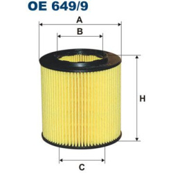 alyvos filtras
                                FILTRON                                                OE649/9, Nenurodytas ga