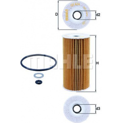 Filtras tepalo
MAHLE OX424D, MAHLE, OX424D, au