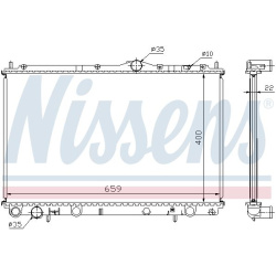 Aušinimo radiatorius
                                NISSENS                                                65559A, NISSENS,