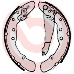 stabdžių trinkelių komplektas ESSENTIAL LINE
                                BREMBO                                       