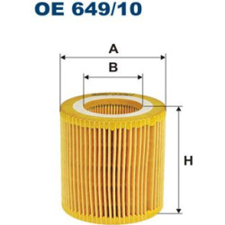 alyvos filtras
                                FILTRON                                                OE649/10, Nenurodytas g