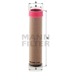 antrinis oro filtras
                                MANN-FILTER                                                CF850/2, MANN
