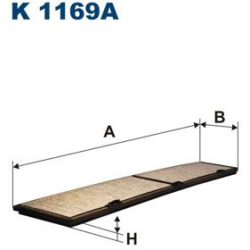 filtras, salono oras
                                FILTRON                                                K1169A, Nenurodyt