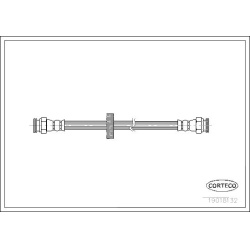 stabdžių žarnelė
                                CORTECO                                                19018132, CORTECO