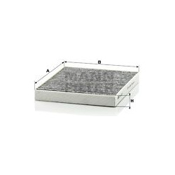 filtras, salono oras
                                MANN-FILTER                                CUK2227, MANN-FILTER, CUK2227