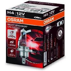 lemputė, priekinis žibintas NIGHT BREAKER UNLIMITED
                                OSRAM                                  