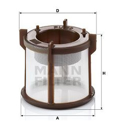 kuro filtras
                                MANN-FILTER                                                PU50Z, MANN-FILTER, P