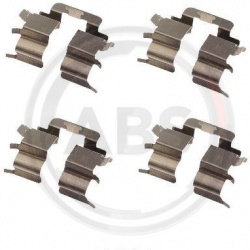 priedų komplektas, diskinių stabdžių trinkelės
                                A.B.S.                                   