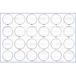 O žiedų komplektas, cilindro sraigtinė įvorė
                                AJUSA                                      