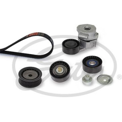 V formos rumbuotas diržas, komplektas Micro-V®
GATES K086PK1