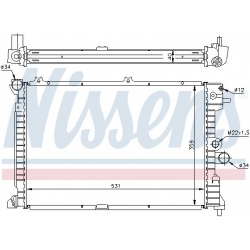 Aušinimo radiatorius
                                NISSENS                                                63289A, NISSENS,
