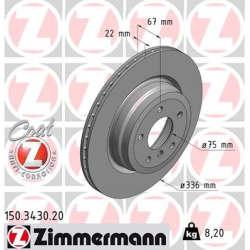 stabdžių diskas (1vnt) COAT Z
                                ZIMMERMANN                                                150