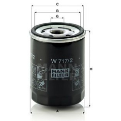 Filtras tepalo
                                MANN-FILTER                                                W717/2, MANN-FILTER