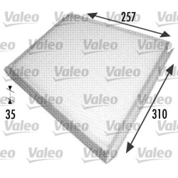 filtras, salono oras VALEO ESSENTIAL
                                                698702, VALEO, 698702, auto detalė