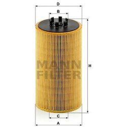 alyvos filtras
                                MANN-FILTER                                                HU13125X, MANN-FILT