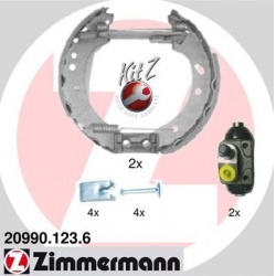 stabdžių trinkelių komplektas KIT Z
                                ZIMMERMANN                                            
