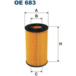 alyvos filtras
FILTRON OE683, Nenurodytas gami